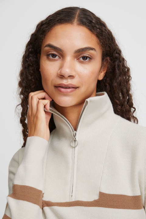 Produktbild B.young BYMANINA ZIPPER STIPE PULLOVER - 20813910 (S)
