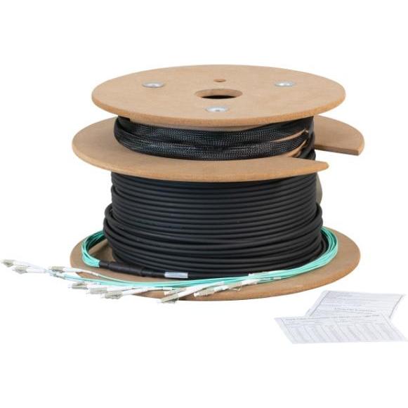 EFB Elektronik Trunkkabel U-DQ(ZN)BH 8G 50/125 LC/LC OM3 160m (U/UTP, 160 m), Netzwerkkabel