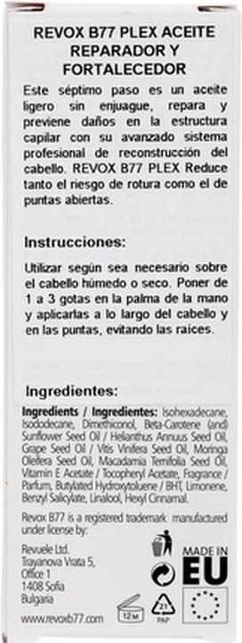 Produktbild Revox Plex Bond Repairing Oil 30ml (30 ml)