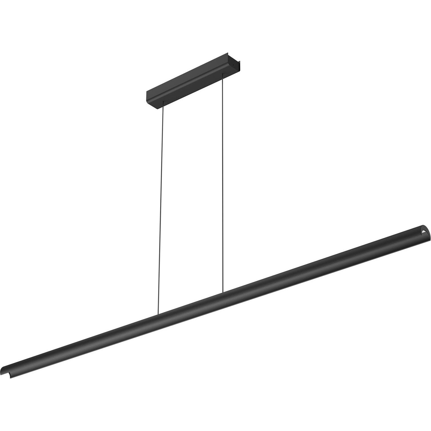 Thumbnail - Linea, Pendelleuchte, LED-Pendelleuchte 38W Halfpipe 2 3000K 1819lm 1LED LED nicht austauschbar sw (1819 lm)