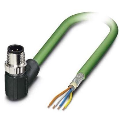 Phoenix Contact 1416744 Sensor/actuator verbindingskabel 10 m Aantal polen: 4 1 st., Kabels + Stekkers, Zwart