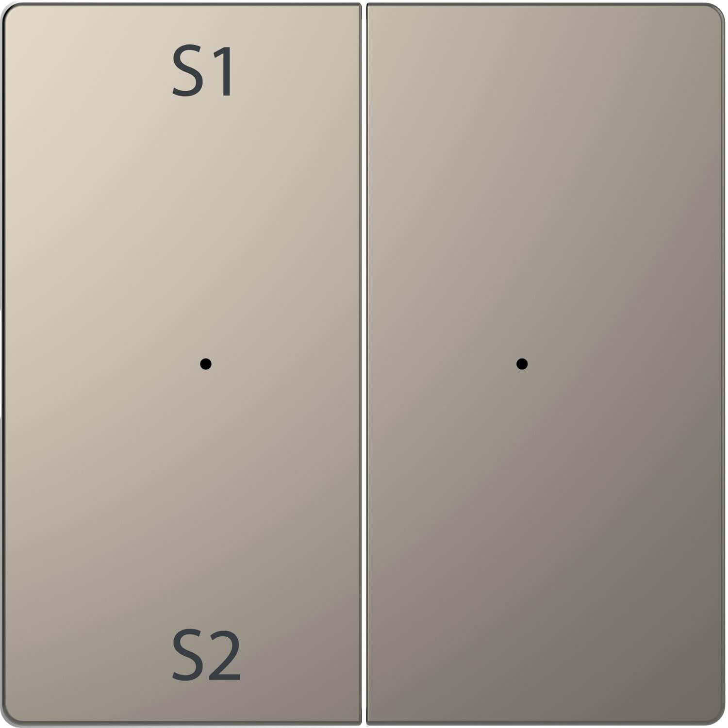 Merten, Zubehör Schalterprogramm, Wippen für Taster-Modul 2fach (Szene1/2, MEG5226-6050
