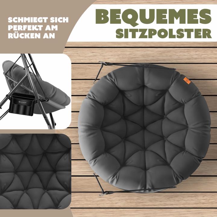 Image du produit Kesser Fauteuil suspendu avec support (150 kg)