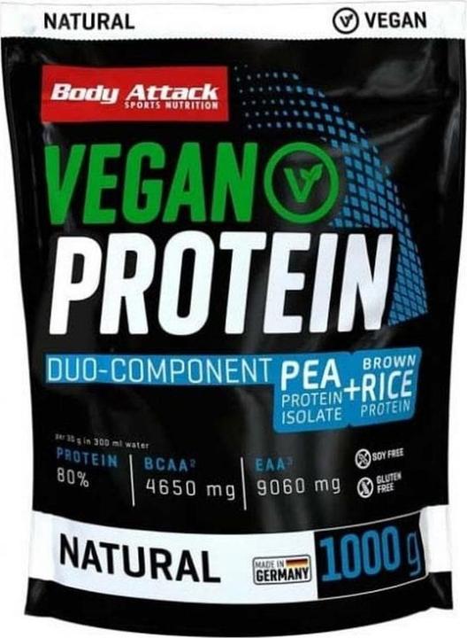 Body Attack Proteine vegane (Neutro, 1 pz., 1000 g)