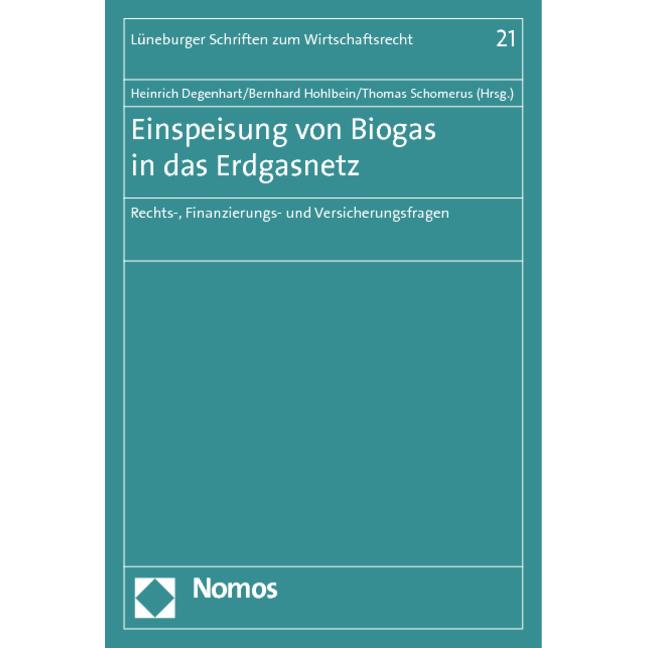 Einspeisung von Biogas in das Erdgasnetz, Fachbücher