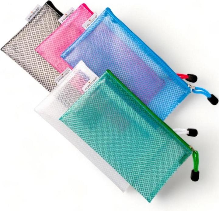 Narcissus EVA DL Mesh-Reissverschlusstasche