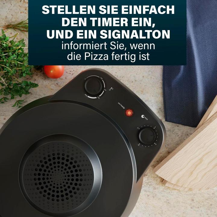 Immagine prodotto Princess Forno Pro per pizza Luce pilota, funzione timer, alloggiamento cool-touch