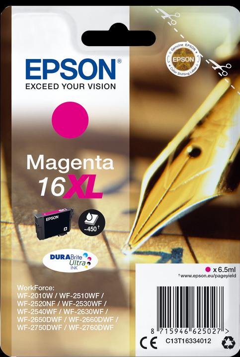 Actual product image Epson 16XL DuraBrite Ultra (M)