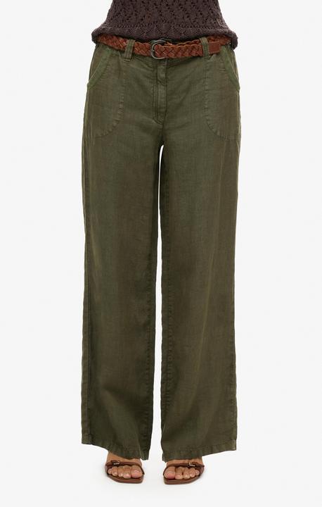 Image du produit Superdry Pantalon taille basse en lin (L)