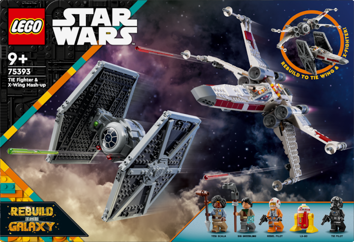 Actual product image LEGO Mashup of TIE Fighter & X-Wing (75393, LEGO Star Wars)