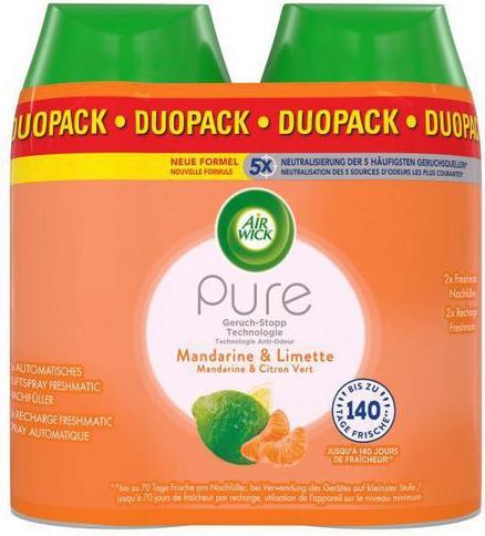 Air Wick Lufterfrischungsspray Nachfüllung 3239103 Freshmatic 2 Stück
