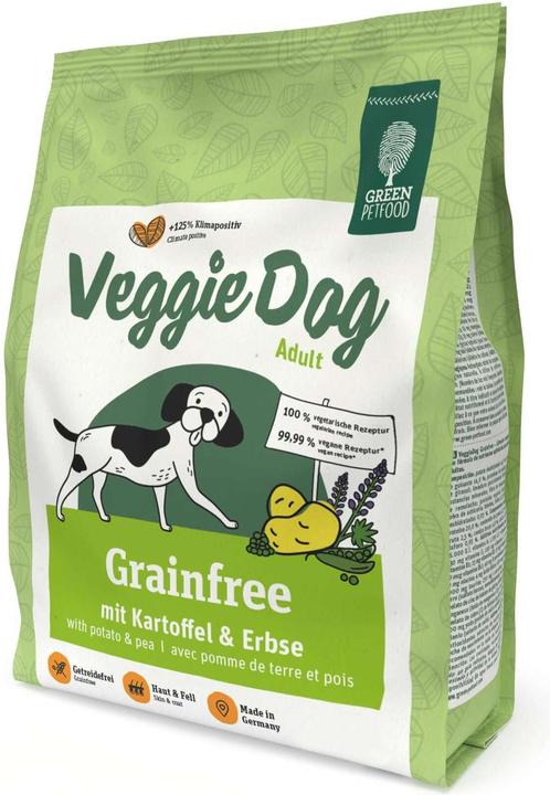 Green Petfood Veggie Dog Grainfree Adult avec pomme de terre et pois (Adulte, 1 pcs, 10000 g)