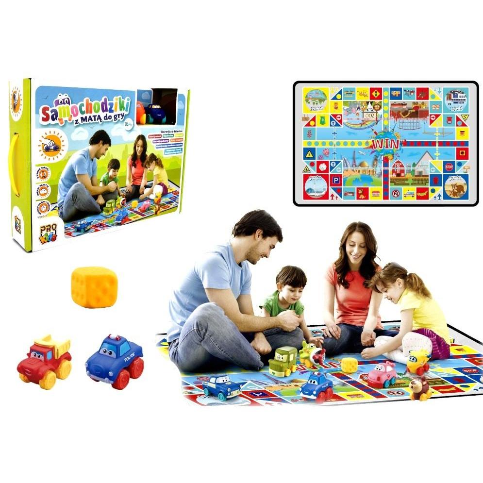 Pro Kids Rennstreckenmatte + Auto (145 x 98 cm) (458661)