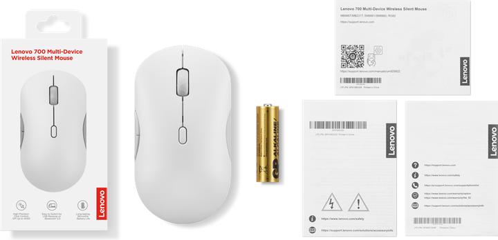 Produktbild Lenovo 700 Multi-Device Wireless Silent Mouse Seashell (P) (Kabellos)