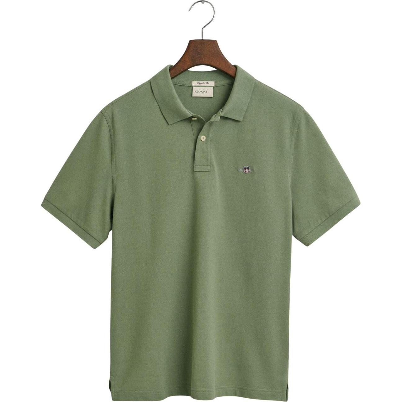GANT, Herren, Shirt, Shield, Grün, (M)