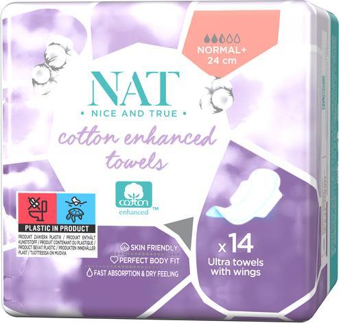 Produktbild Ontex NAT Ultra Towels Binden (14 x, Slipeinlagen)