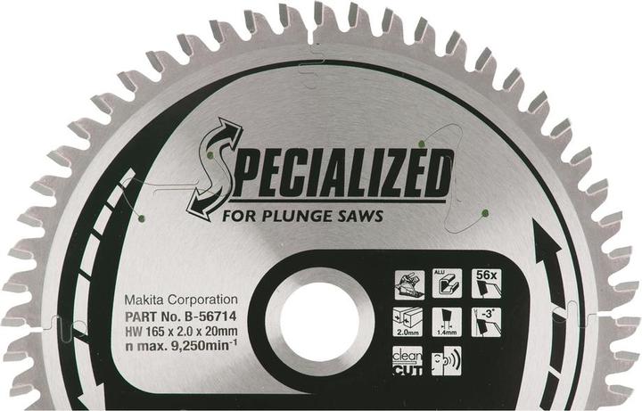 Produktbild Makita Kreissägeblatt Ø 165x20mm 56Zähne