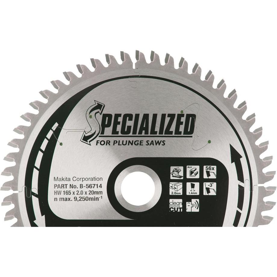 Thumbnail - Makita, Sägeblatt, Kreissägeblatt Ø 165x20mm 56Zähne