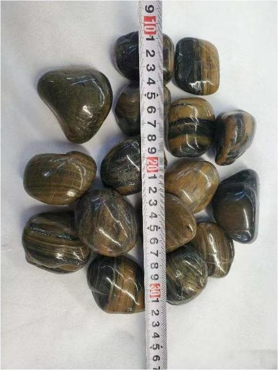 Image du produit Aquagart 20kg Polierter Kiesel Glanzkies Flusskiesel Kieselsteine Gartenkies Zierkies # (30 x 20 cm)