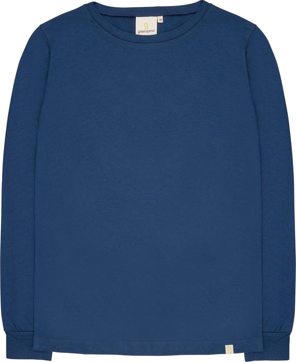 greenjama Langarm-Shirt mit Woll-Anteil
