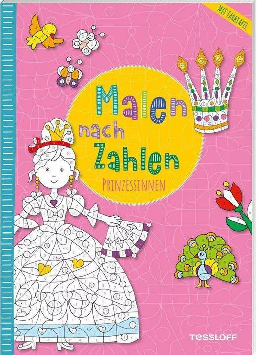 Produktbild Tessloff Malen nach Zahlen. Prinzessinnen