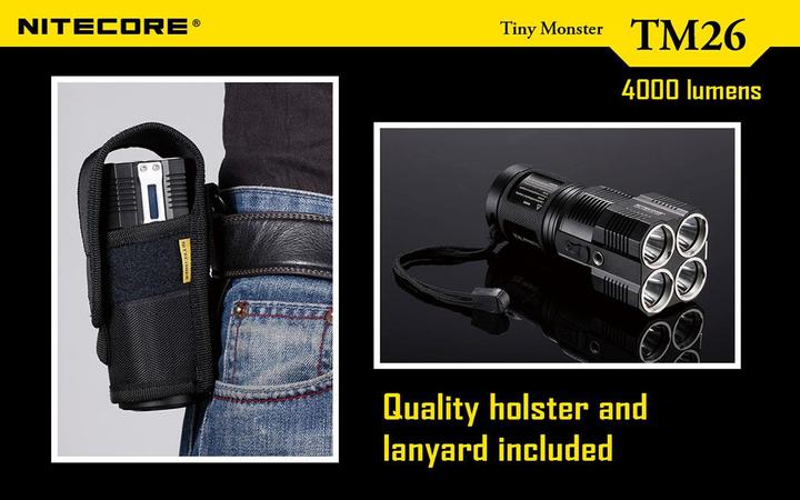Actual product image Nitecore TM26 QuadRay (14.20 cm, 4000 lm)