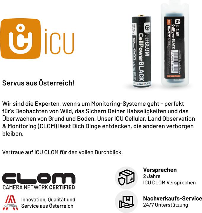 Produktbild ICUserver ICU CellPower Schwarz Spezial-Akku NiMH 4000 mAh 1.2 V 1 St. (1 Stk., 18650, 4000 mAh)