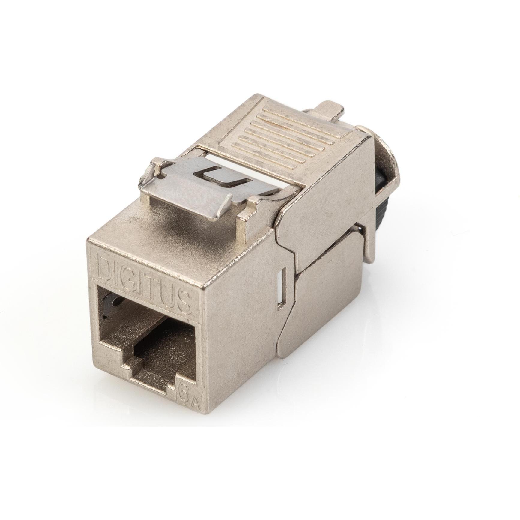 Digitus CAT 6A Keystone Modul, geschirmt, Set (24 Stück) (Keystone Modul), Zubehör Netzwerk