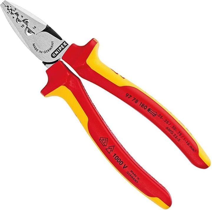 Image du produit Knipex Pince à sertir pour embouts de câble (180 mm)