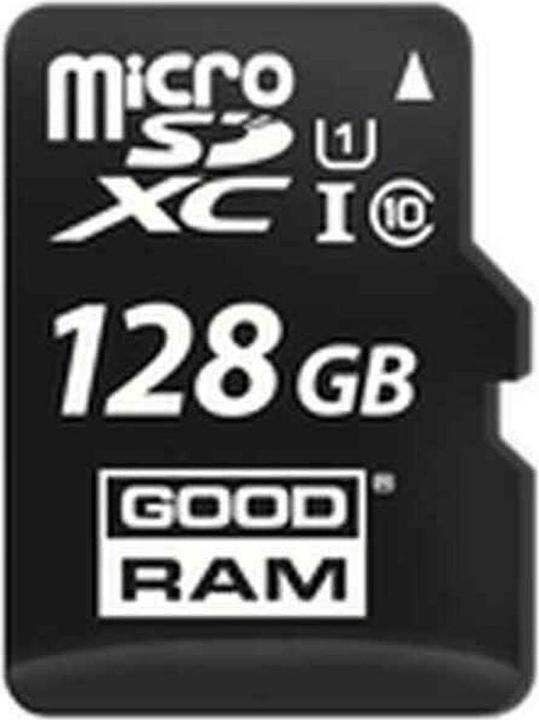 Actual product image Goodram M1AA-1280R12 - 128 GB - MicroSDXC - Class 10 - UHS-I - 100 MB/s - 10 MB/s (128 GB, microSDXC, U1, UHS-I)