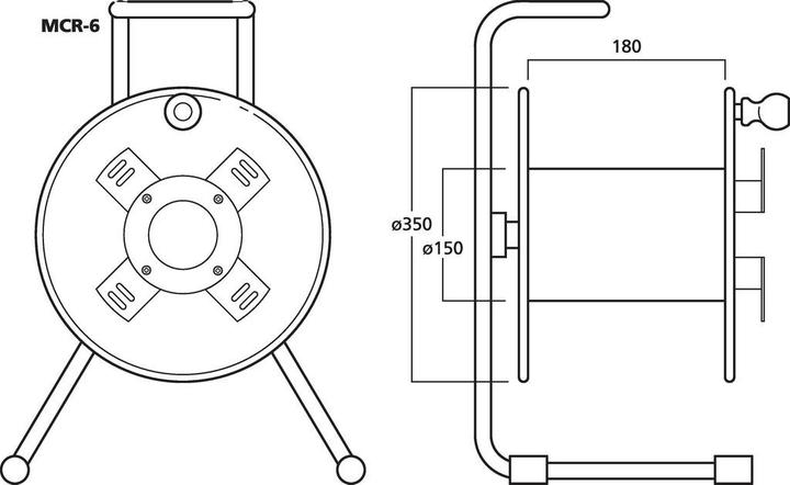 Actual product image Img Stage Line cable reel (100 m)