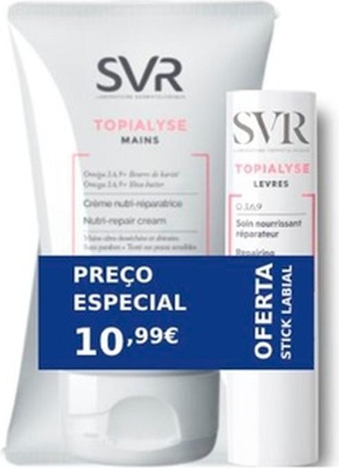 Actual product image SVR Topialyse Lip Stick Hand Cream - Pack of 2