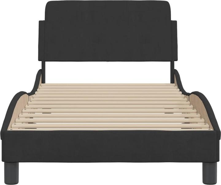Actual product image VidaXL Bed frame with velvet headboard (160 x 200 cm)