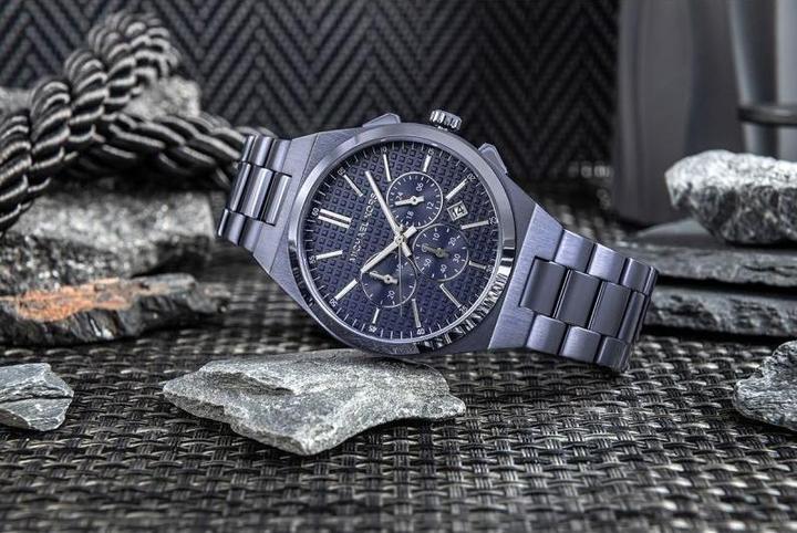 Produktbild Michael Kors Lennox MK9147 Herrenuhr + Box (Analoguhr, Chronograph)