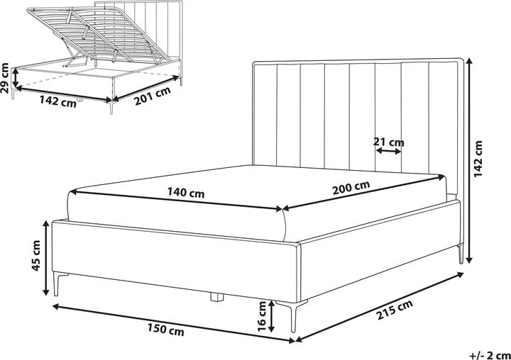 Actual product image Beliani Sezanne (140 x 200 cm)
