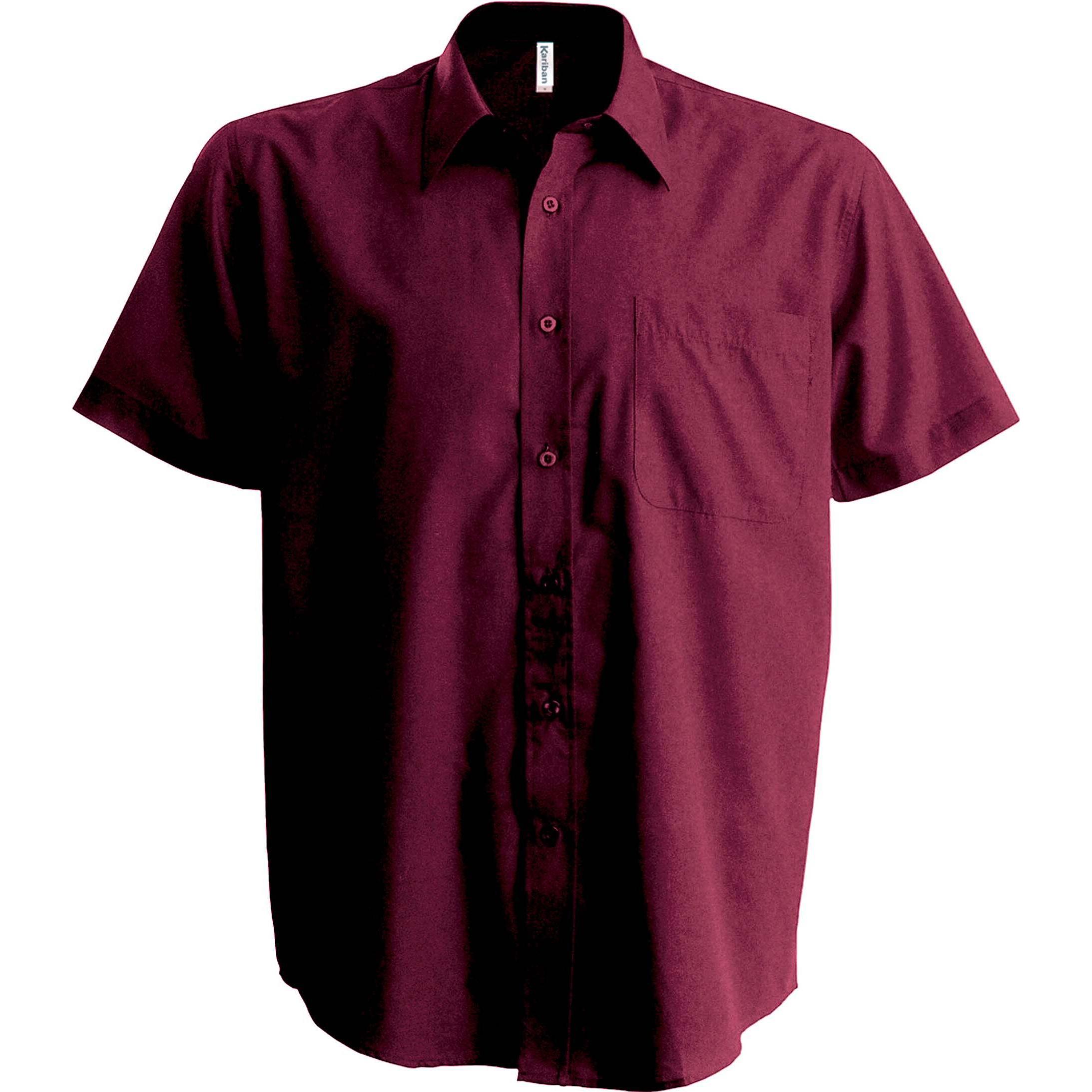 Kariban, Herren, Hemd, Aces, Rot, (3XL)