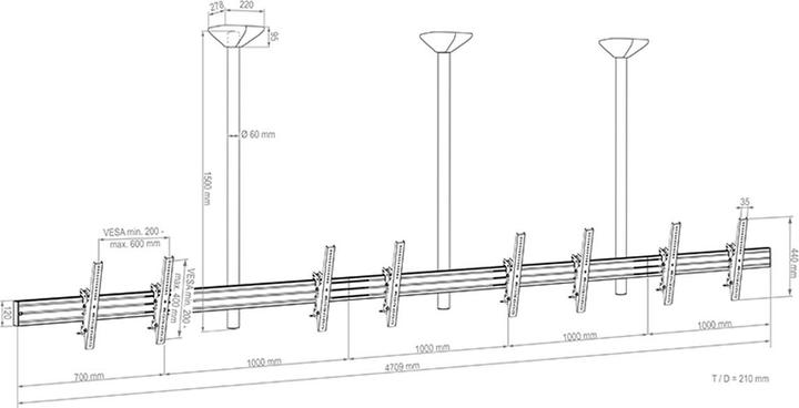 Produktbild Hagor CPS MENUBOARD D4L 46-65IN