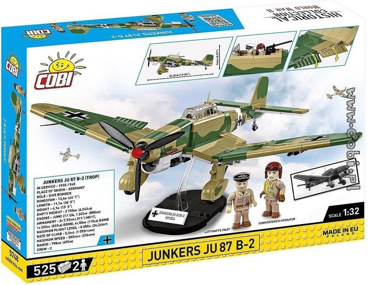 Produktbild Cobi Historische Sammlung WWII Sturzkampfbomber Junkers Ju 87 B-2