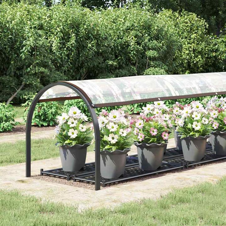 Produktbild vidaXL Transparente Plane mit Ösen 1x5 m Polyethylen durchsichtige Plane (100 x 500 cm)