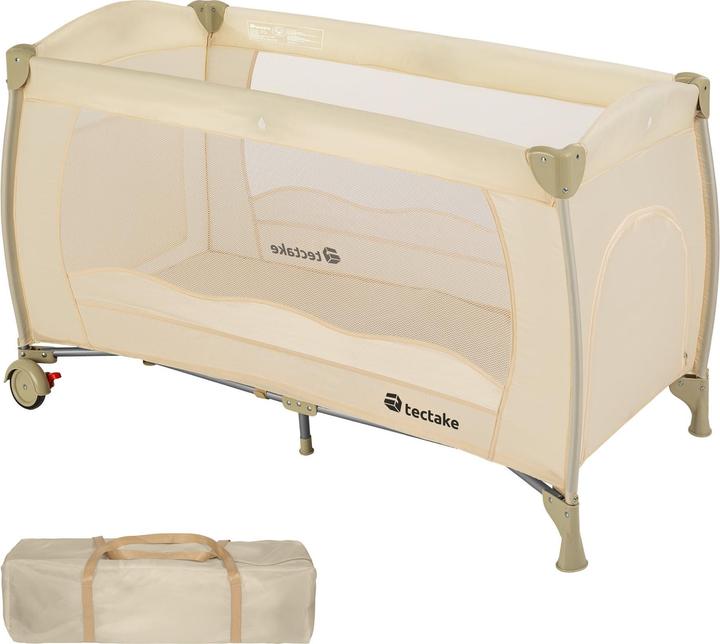 Actual product image tectake Travel cot with carrying bag (60 x 120 cm)