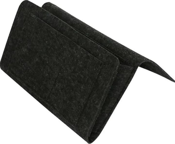 Produktbild Alopini 1pc Filz Nachttisch Lagerung Tasche Beutel hängen Lagerung Veranstalter Bett Halter Taschen