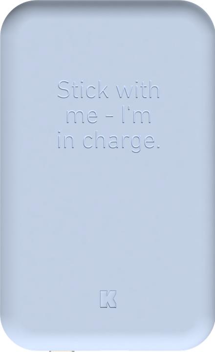 Produktbild Kreafunk toCHARGE QI powerbank - Cloudy Blue (KFKE85) (5000 mAh, 15 W)