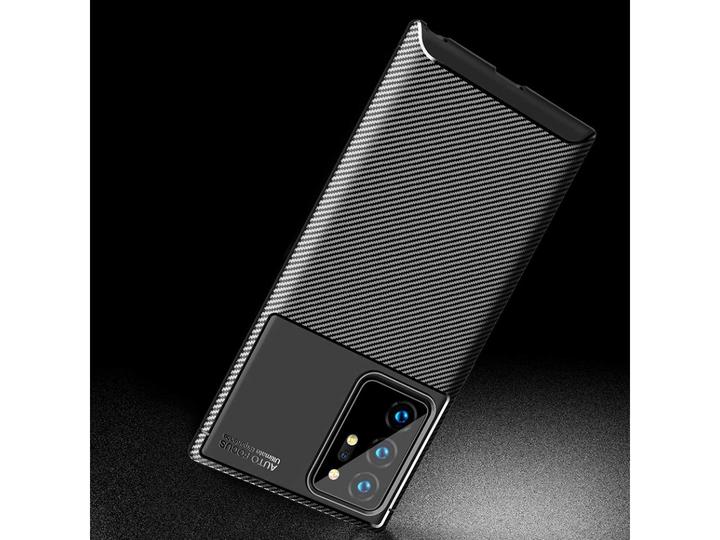 Produktbild Screenguard Samsung Galaxy Note20 Ultra Hülle Carbon Design TPU Case (Samsung Galaxy Note 20 Ultra)