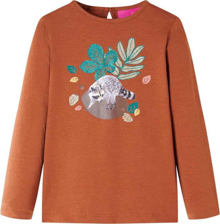 Immagine prodotto VidaXL Camicia da bambino a maniche lunghe Cognac 140,Materiale: 95 % cotone. 5 (140)