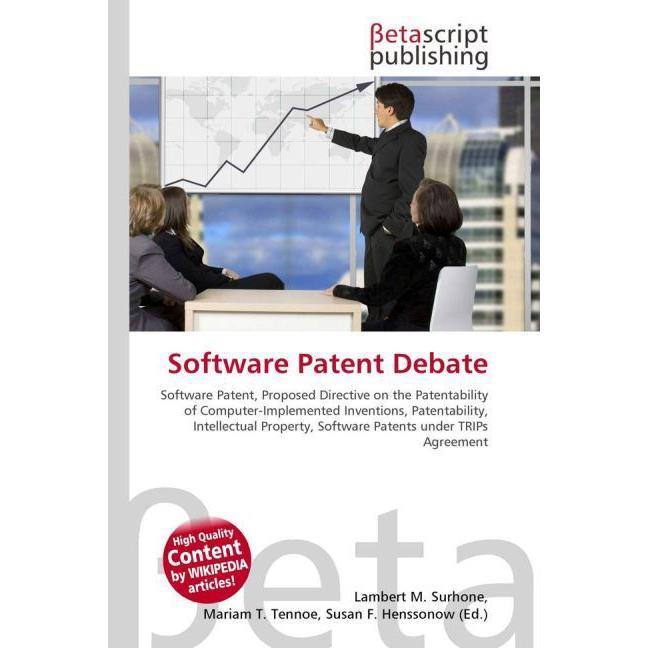 Thumbnail - Software Patent Debate, Fachbücher von Lambert M. Surhone, Miriam T. Timpledon, Susan F. Marseken