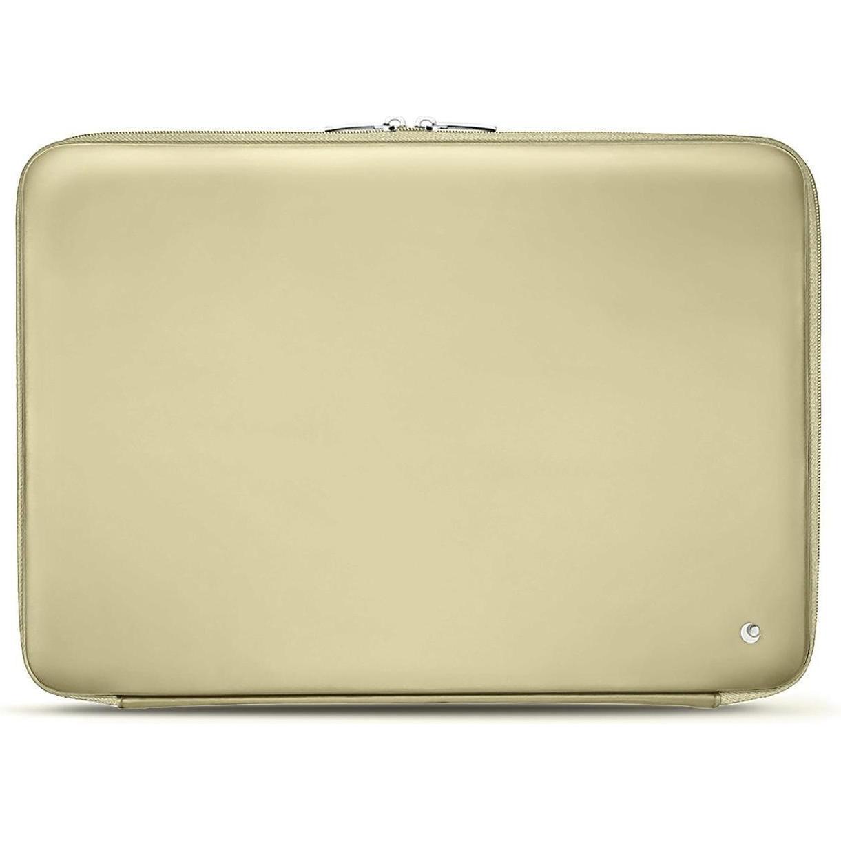 Noreve Lederhülle, Notebooktasche, Beige