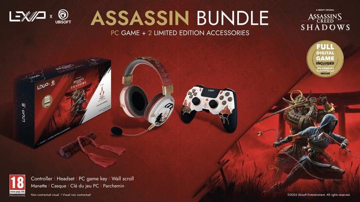 Produktbild Lexip X UBISOFT Assassins Creed Shadows ASSASSIN Box PC Game Headset Controller (PC, Android, Switch, PS4)