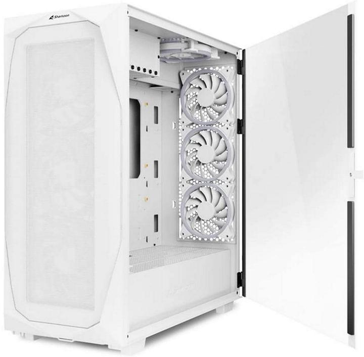 Produktbild Sharkoon REV300 RGB White (ATX, E-ATX, mATX, Mini-ITX)