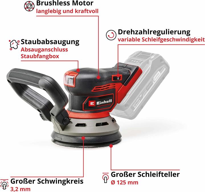 Produktbild Einhell TP-RS 18/32 Li BL (Exzenterschleifer)