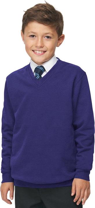 Image du produit Awdis Academy Junior Sweatshirt scolaire avec col en V (pack de 2) (164)